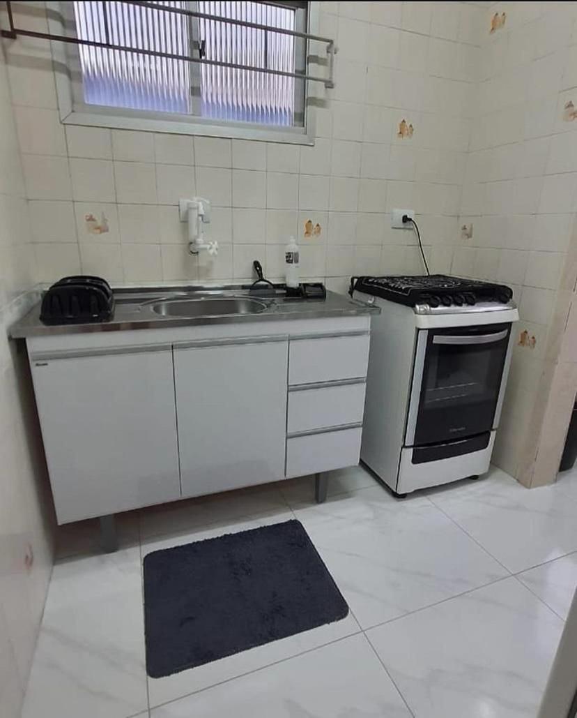 113 Canto Do Forte - 1Dorm - 200 M Da Praia E 20M Dos Bares E Restaurantes - Estacionamento Gratuito E Wi Fi , Tv A Cabo Praia Grande  Ngoại thất bức ảnh