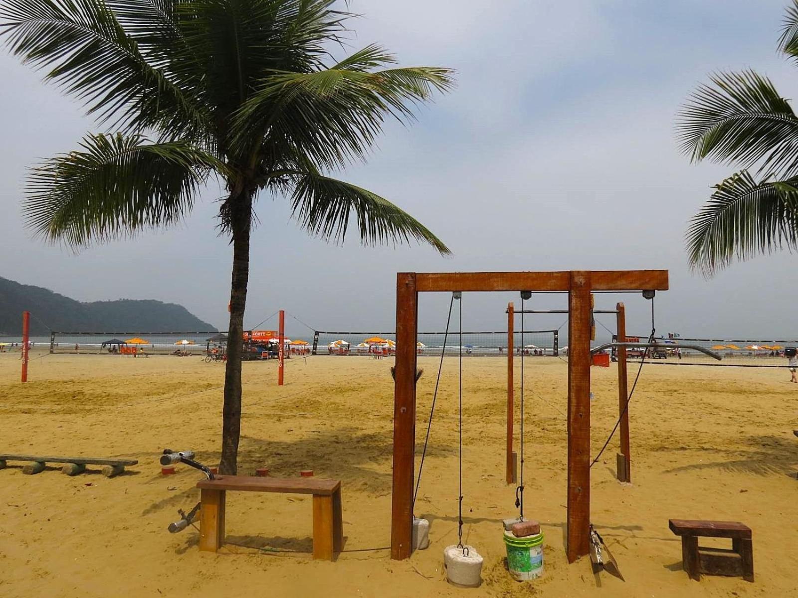 113 Canto Do Forte - 1Dorm - 200 M Da Praia E 20M Dos Bares E Restaurantes - Estacionamento Gratuito E Wi Fi , Tv A Cabo Praia Grande  Ngoại thất bức ảnh
